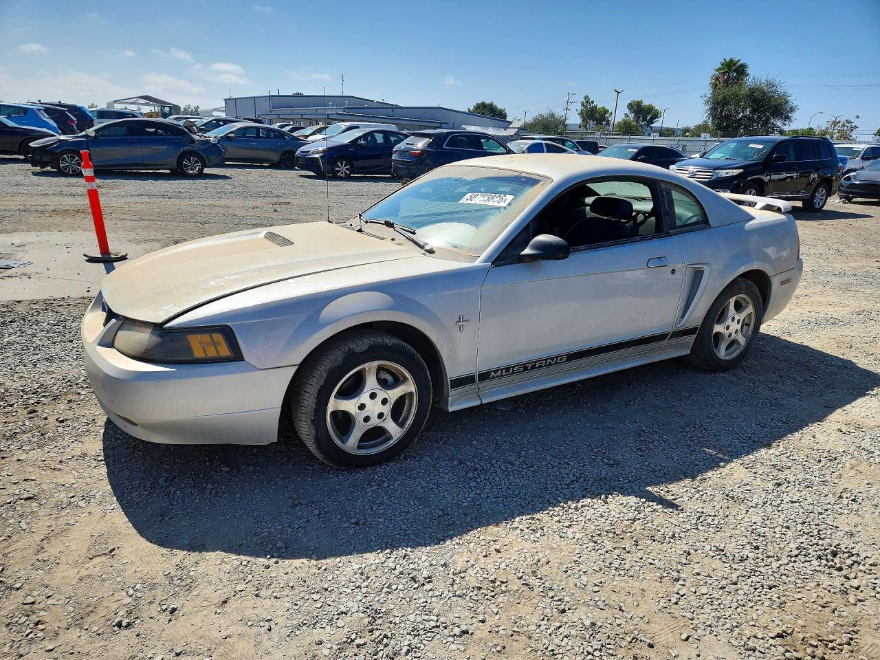 2002 Ford Mustang Silver vin: 1FAFP40452F147582
