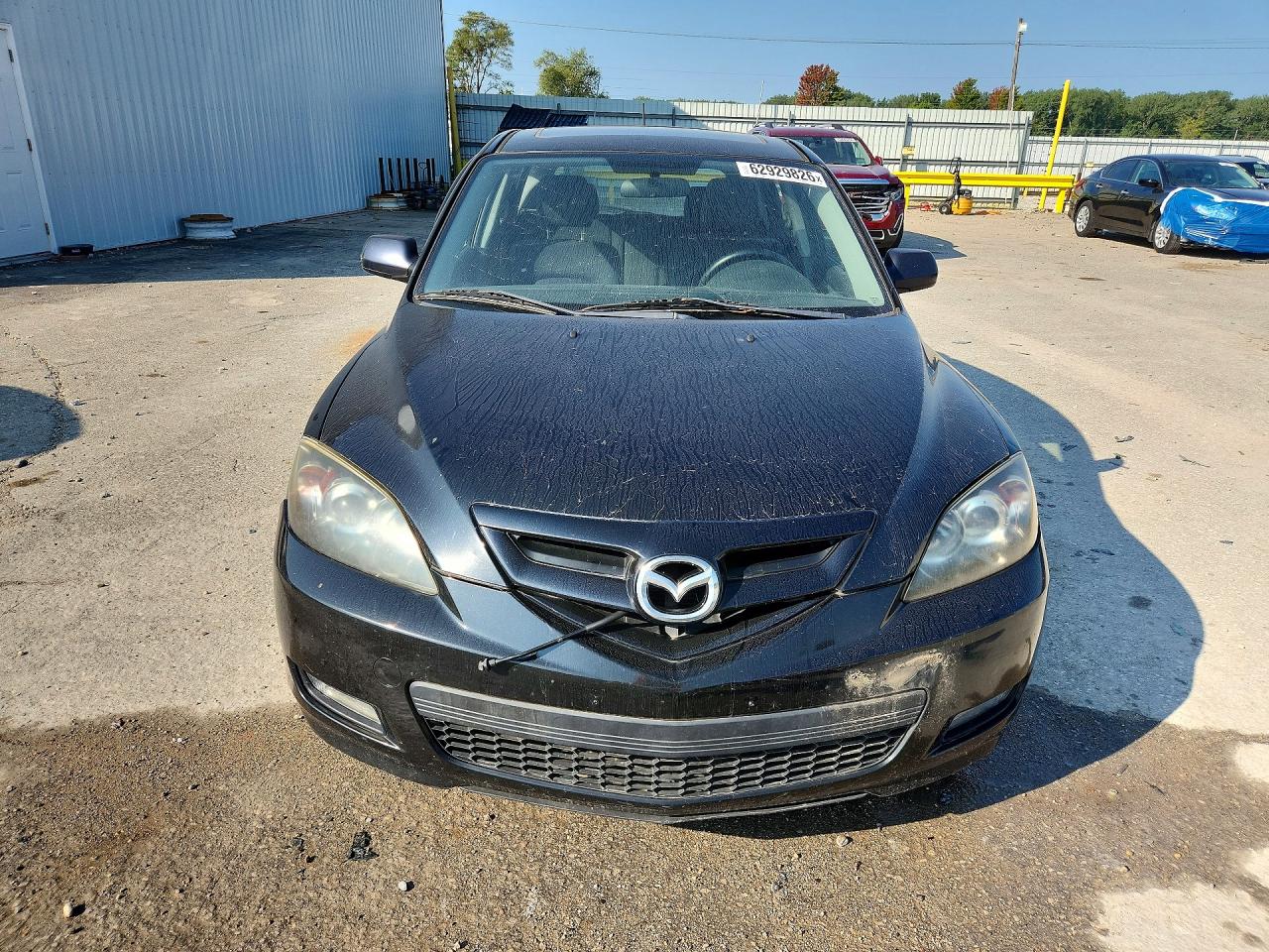 2008 Mazda 3 Hatchback Black vin: JM1BK344281112600