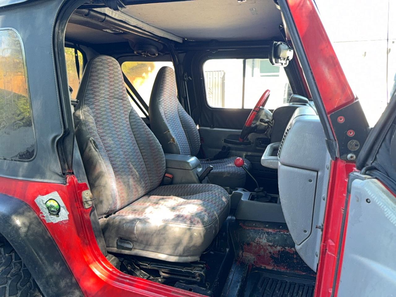 1998 Jeep Wrangler / Tj Sport Красный vin: 1J4FY19S4WP732185