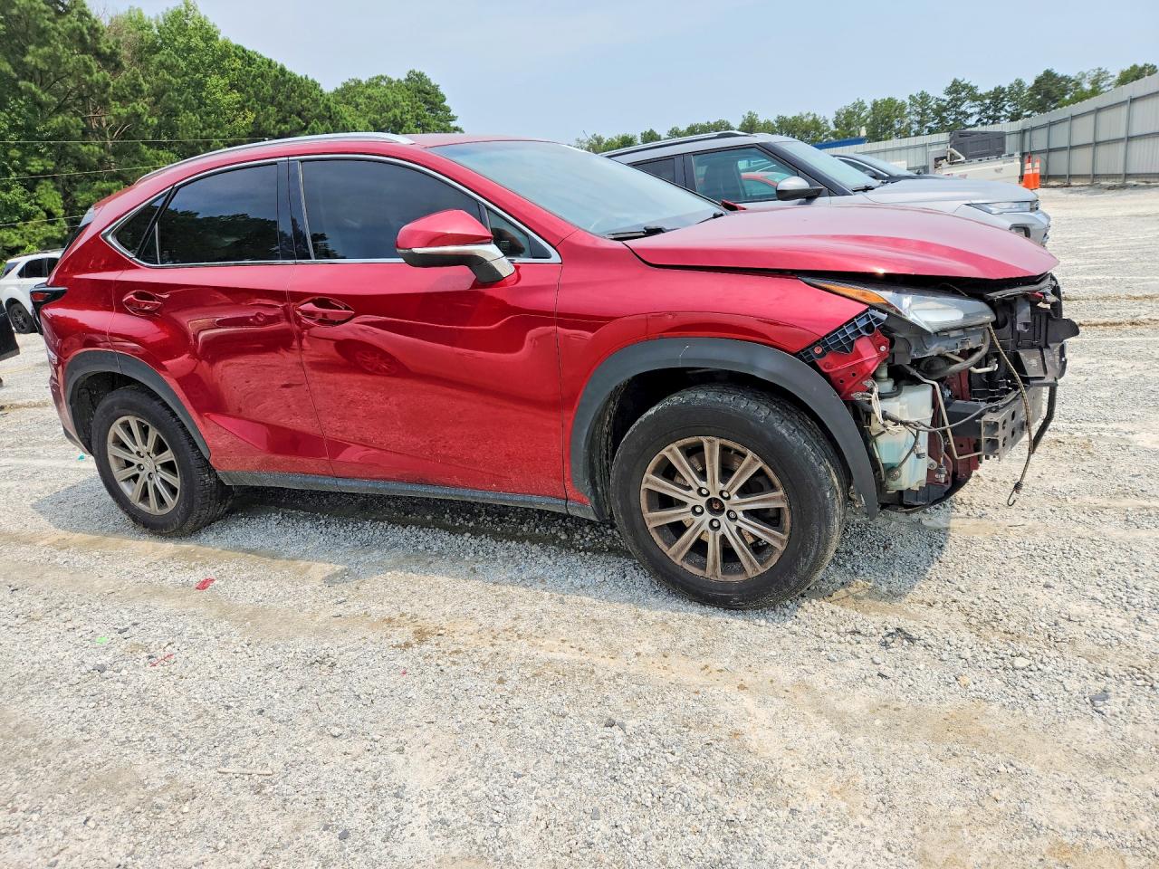 2015 Lexus Nx 200t Red vin: JTJYARBZ9F2019575