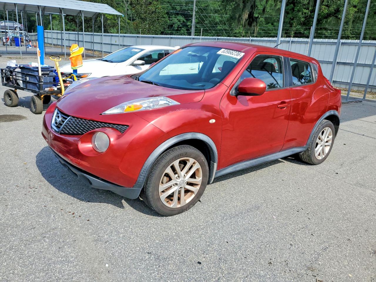 2011 Nissan Juke S Темно-бордовый vin: JN8AF5MR3BT018233