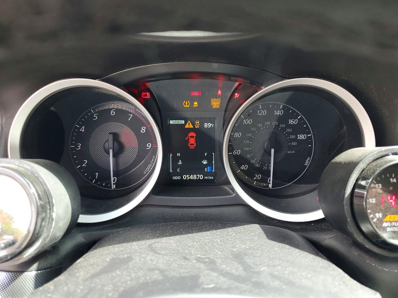 2014 Mitsubishi Lancer Evolution Gsr White vin: JA32W8FVXEU021204