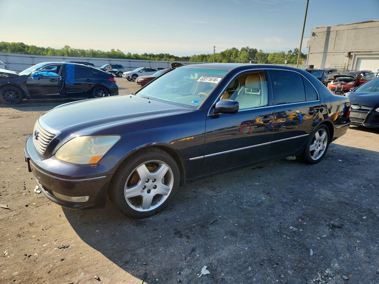 2005 Lexus Ls 430 Blue vin: JTHBN36FX55012916