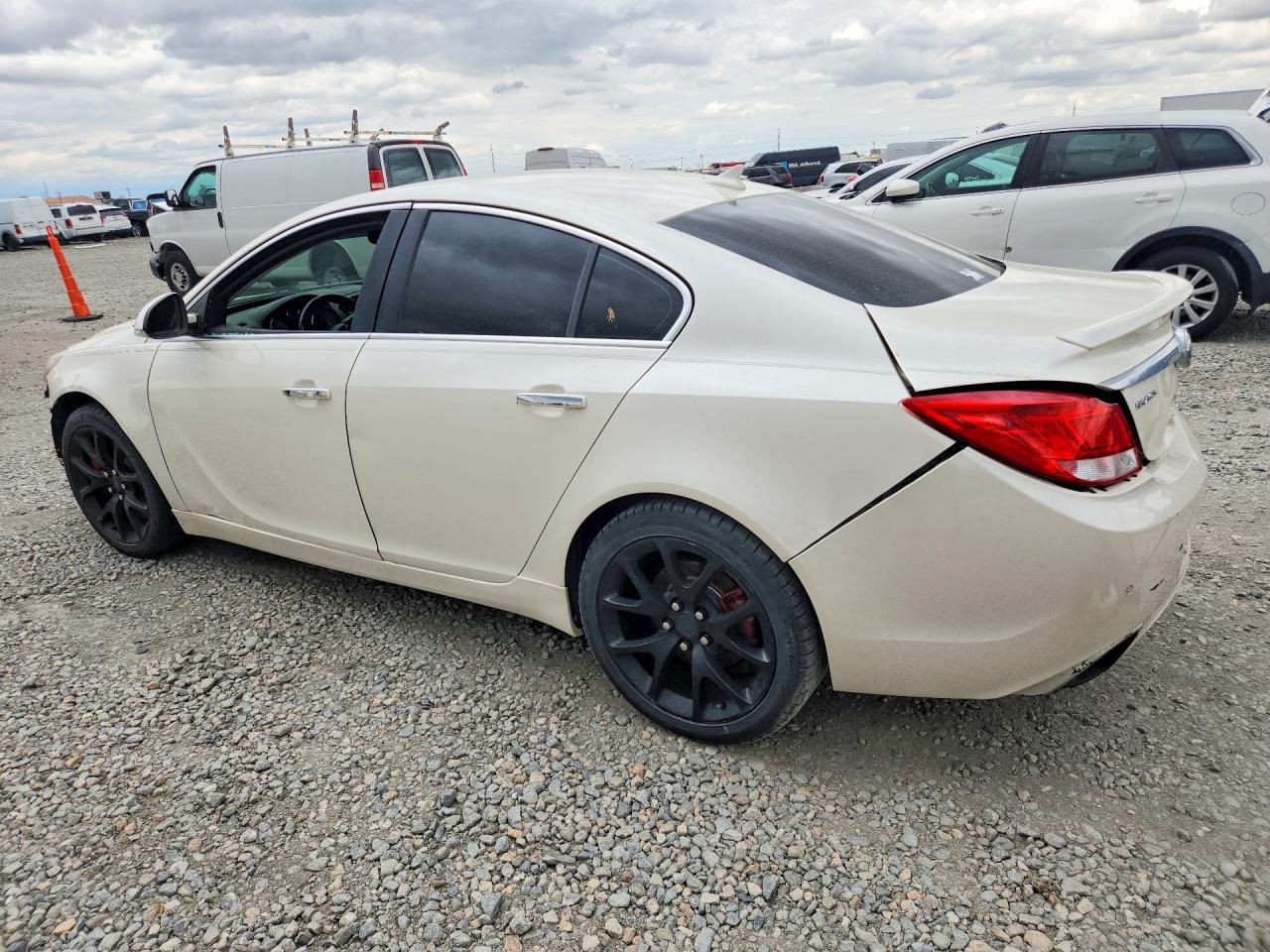 2012 Buick Regal Gs White vin: 2G4GV5GV8C9169834