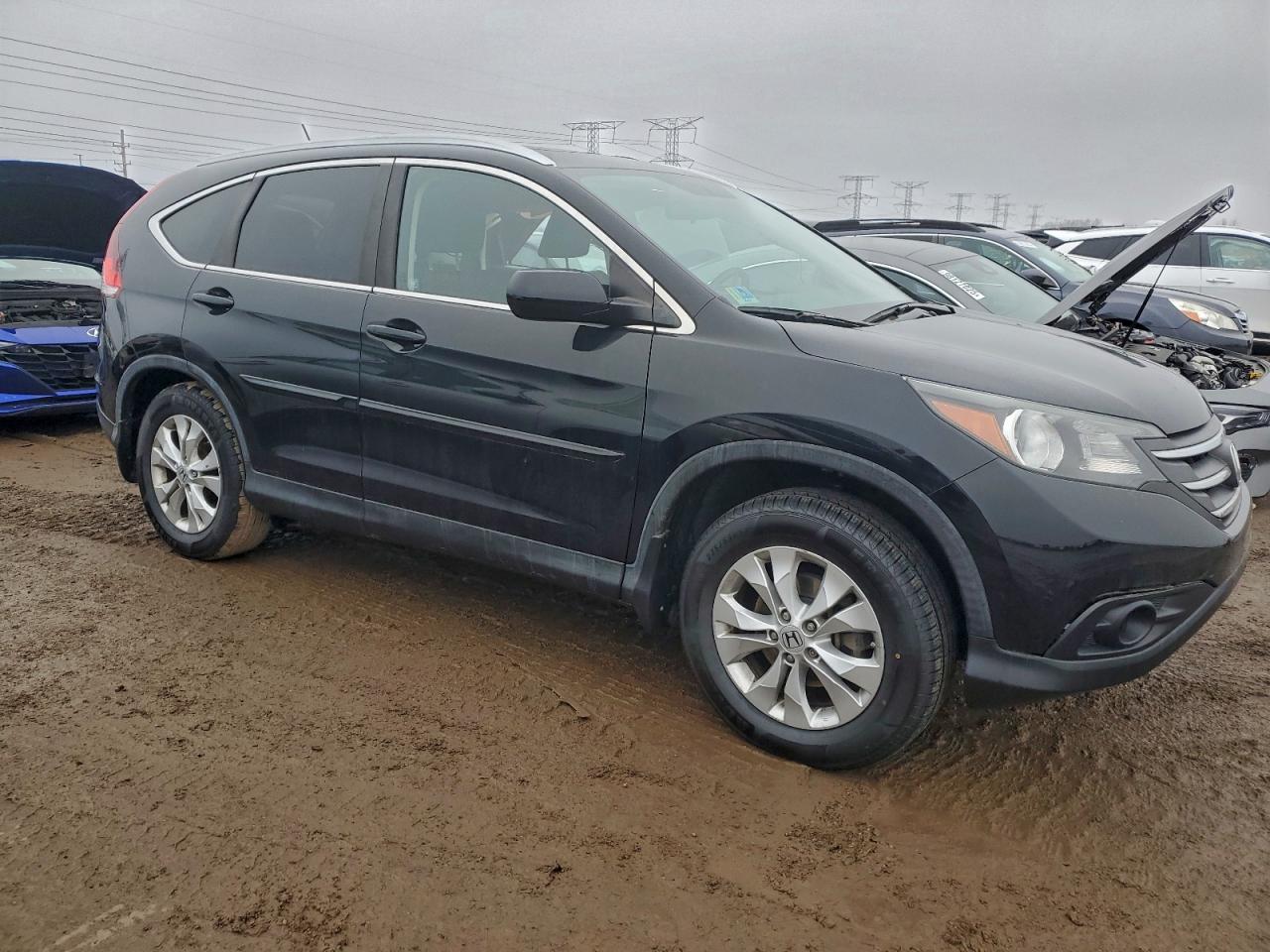 2012 Honda Cr-v Exl Black vin: 5J6RM4H76CL056512