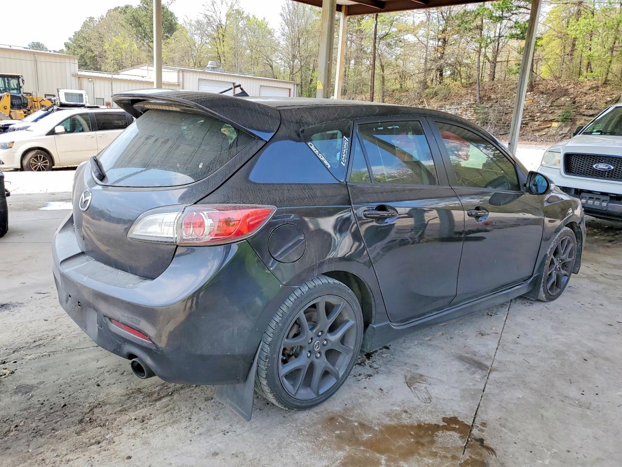 2013 Mazda Speed 3 Black vin: JM1BL1L37D1709083
