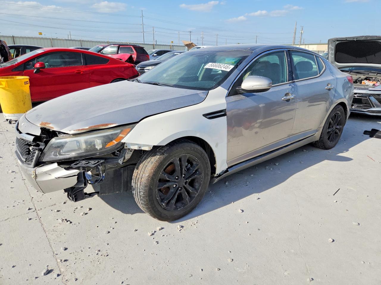 2012 Kia Optima Ex Silver vin: 5XXGN4A74CG051409