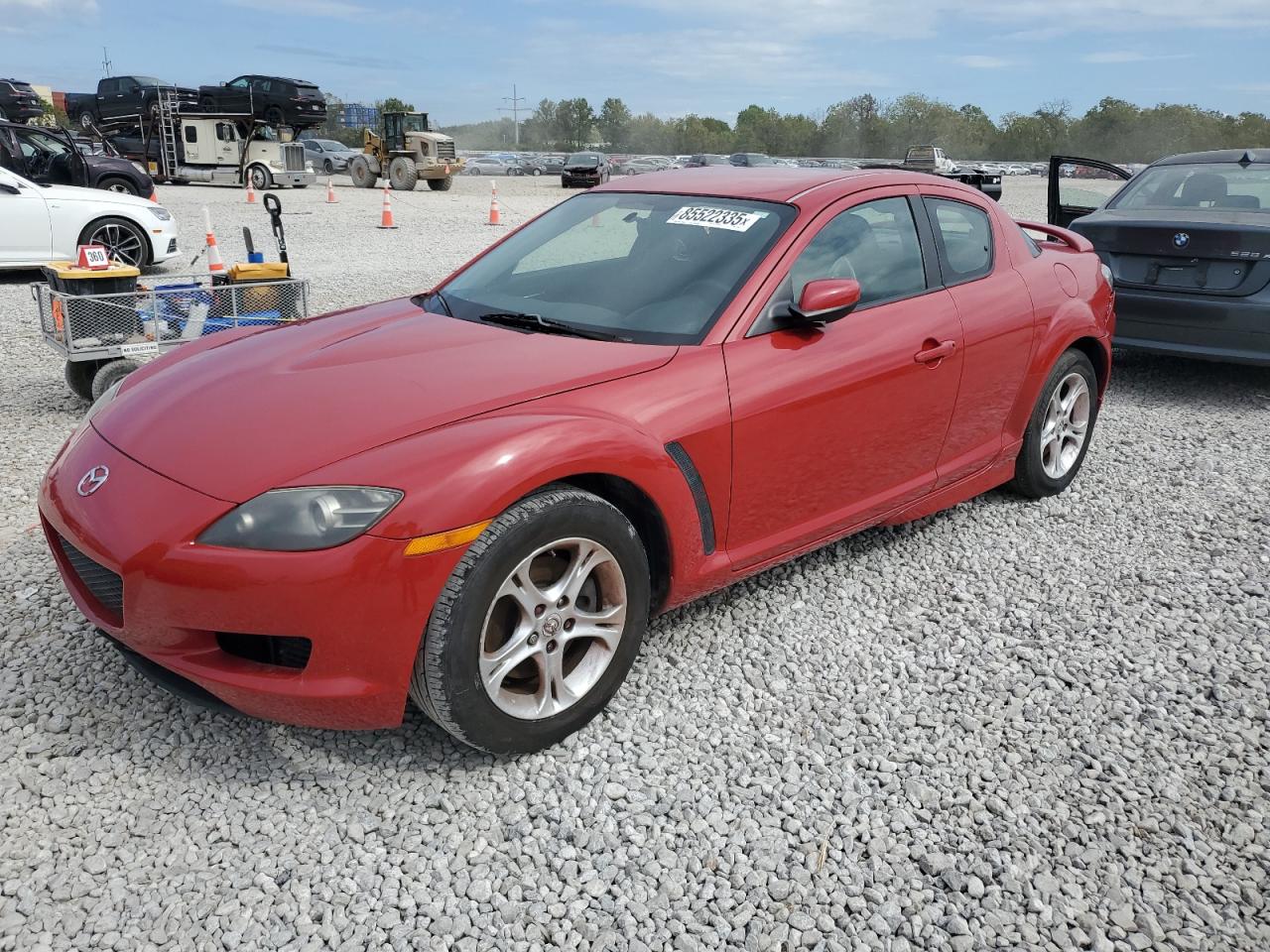 2008 Mazda Rx8 Red vin: JM1FE173680214164