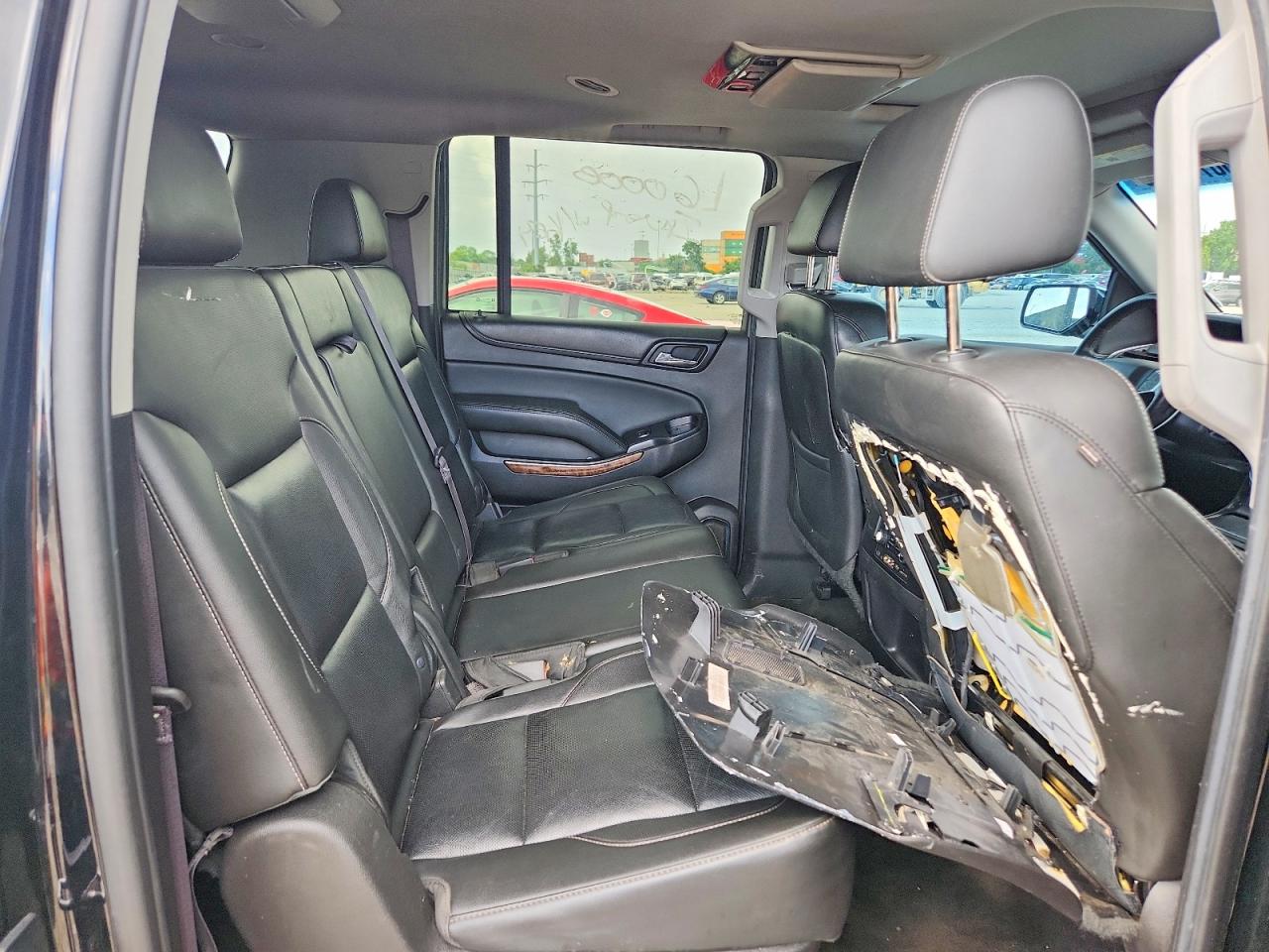 2015 Chevrolet Suburban K1500 Ltz Black vin: 1GNSKKKC9FR608424