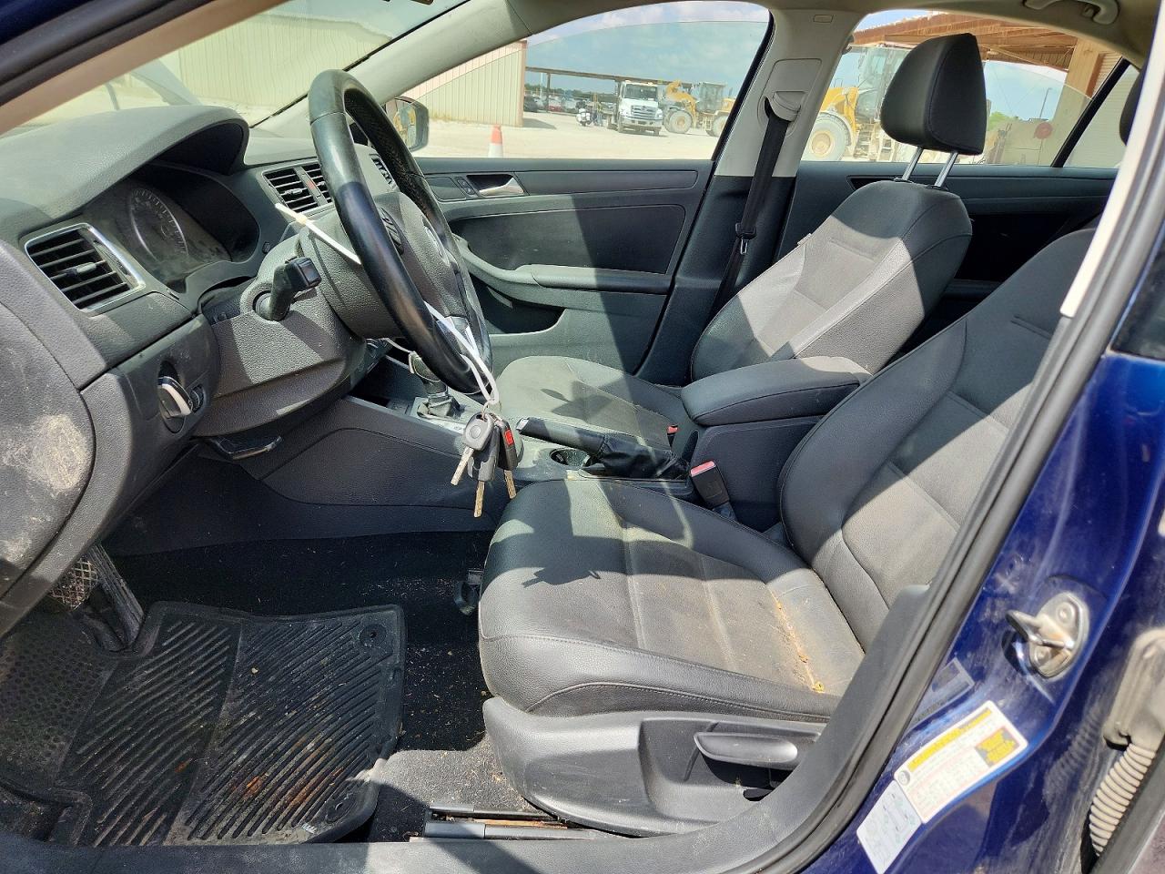2012 Volkswagen Jetta Se Blue vin: 3VWDP7AJ6CM470349