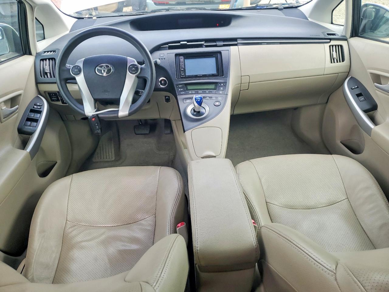 2011 Toyota Prius White vin: JTDKN3DU4B0315086