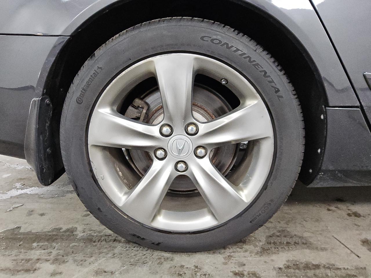2012 Acura Tl Charcoal vin: 19UUA9F51CA005729 Damage: Right Rear Wheel, Curb Rash, > 12 Inches