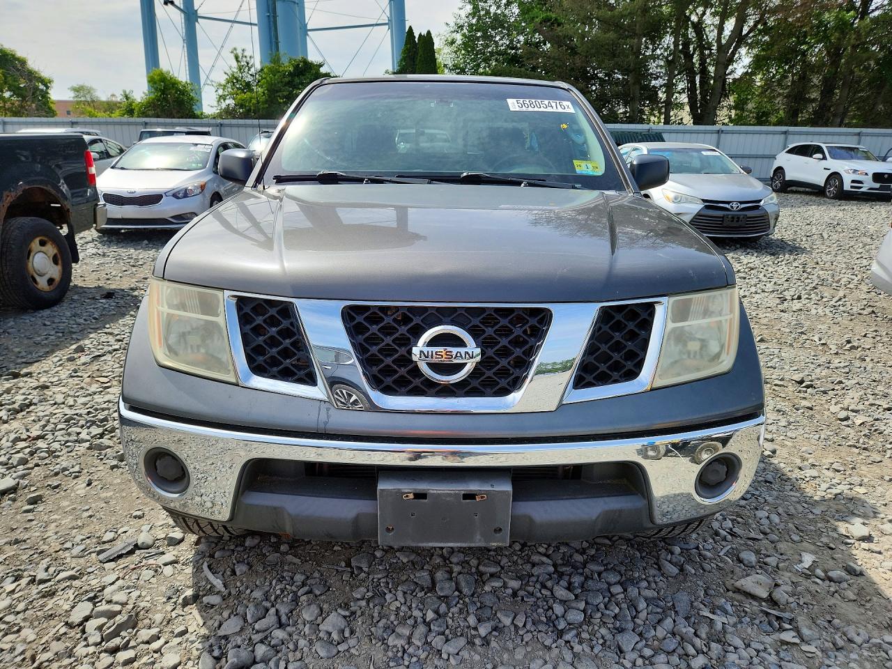 2008 Nissan Frontier Se V6 Gray vin: 1N6AD06W68C440171