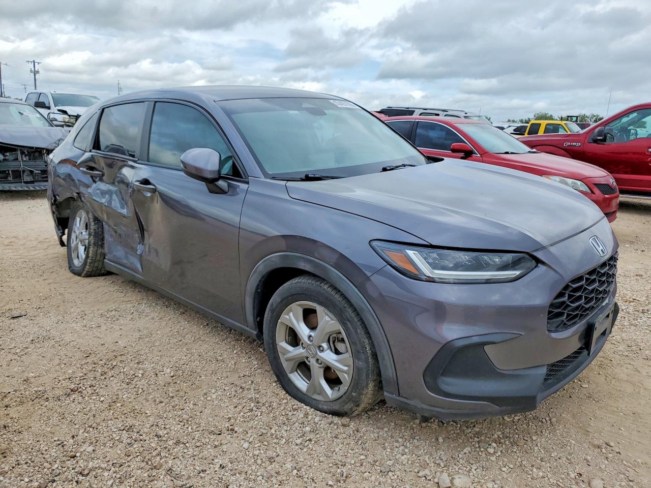 2023 Honda Hr-v Lx Gray vin: 3CZRZ1H35PM740713