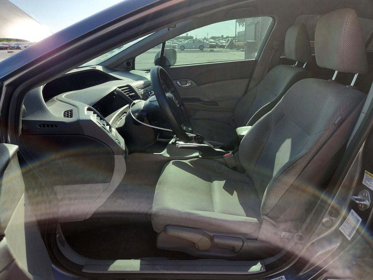 2012 Honda Civic Hybrid Gray vin: JHMFB4F2XCS010692