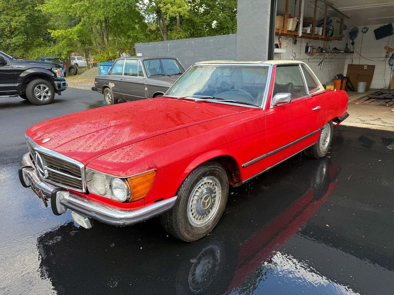 1972 Mercedes-benz 350sl Euro Red vin: 10704412001287