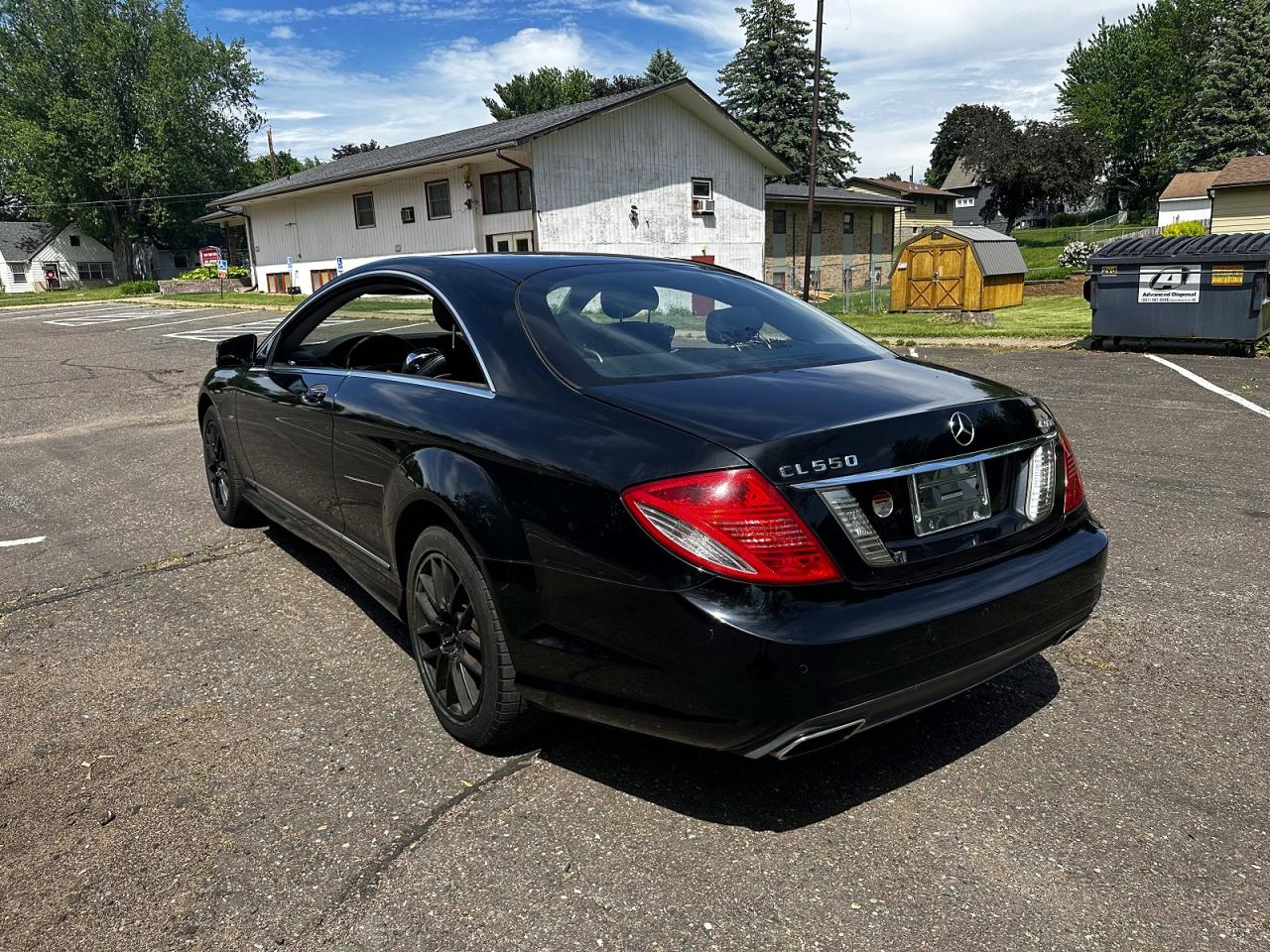 2011 Mercedes-benz Cl 550 4matic Black vin: WDDEJ9EB2BA026779