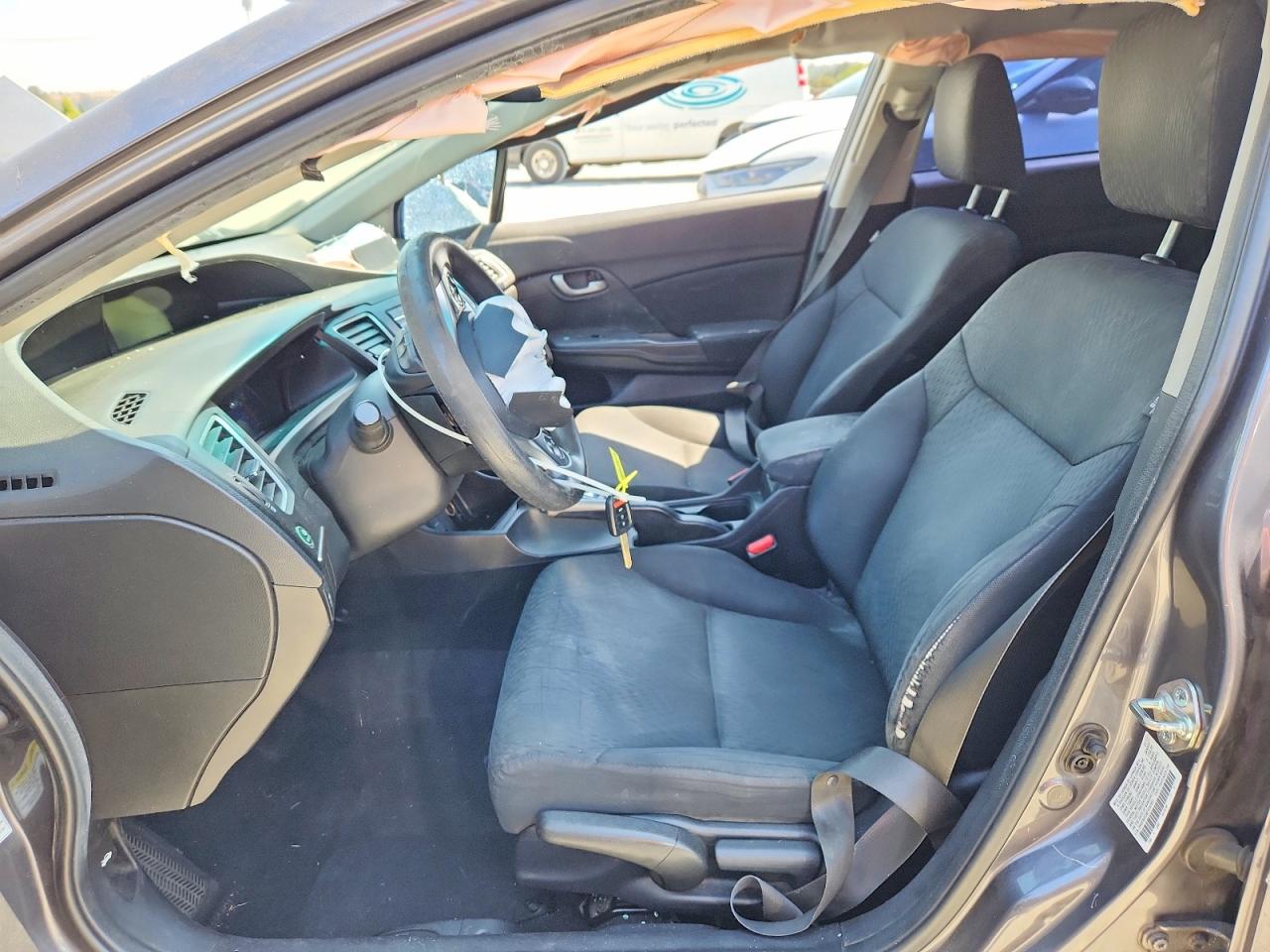 2015 Honda Civic Lx Charcoal vin: 2HGFB2F58FH547851