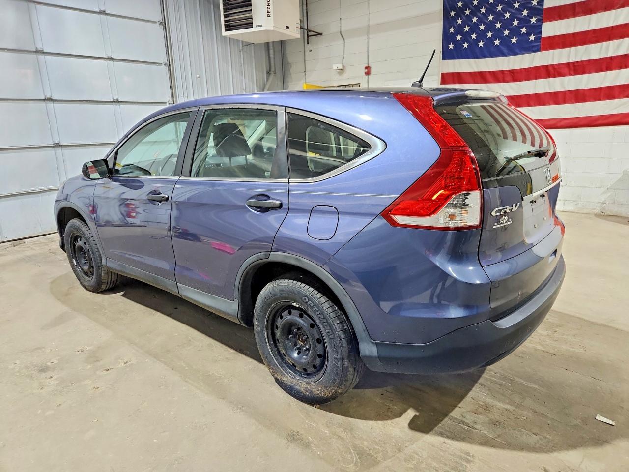 2013 Honda Cr-v Lx Blue vin: 2HKRM4H38DH641343