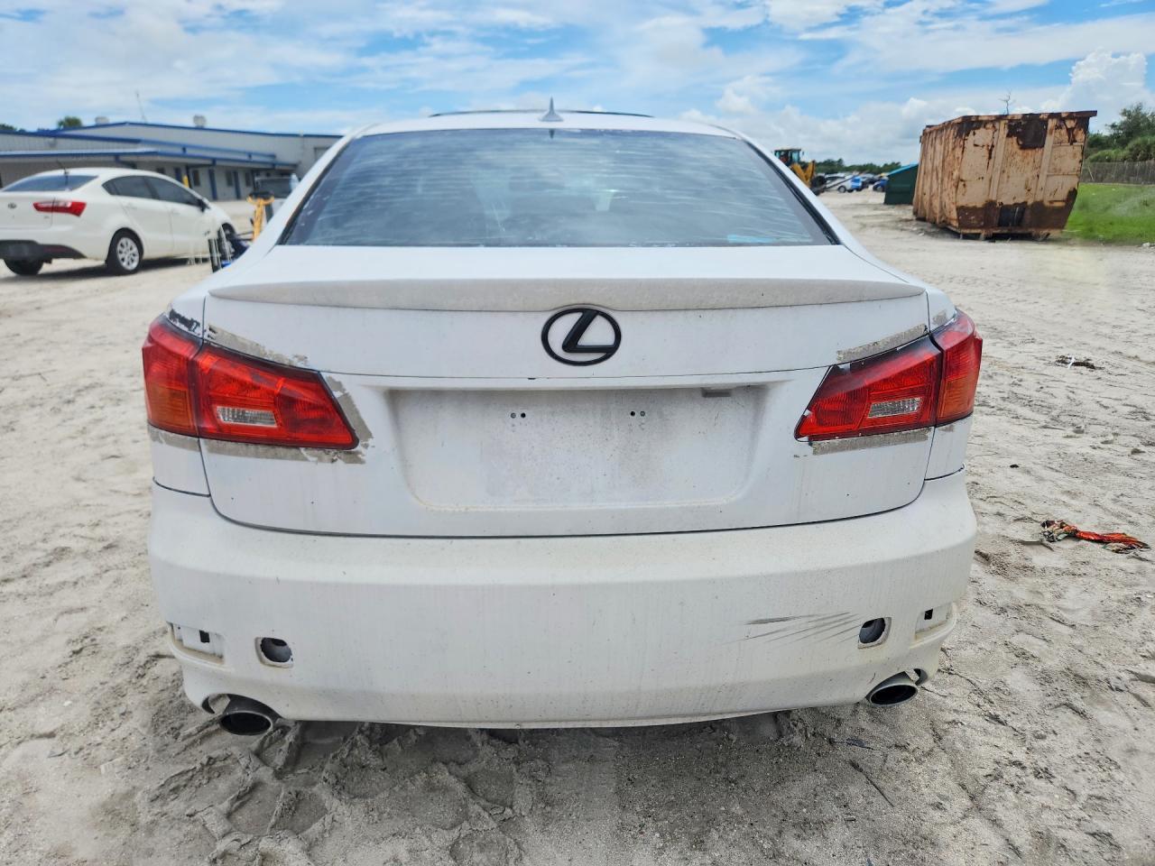 2007 Lexus Is 250 Base Белый vin: JTHBK262372053070