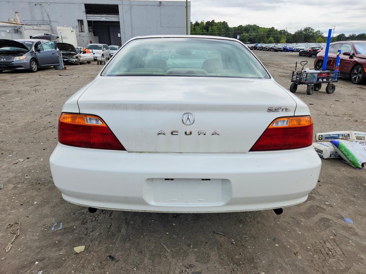 2001 Acura 3.2tl White vin: 19UUA56691A027895