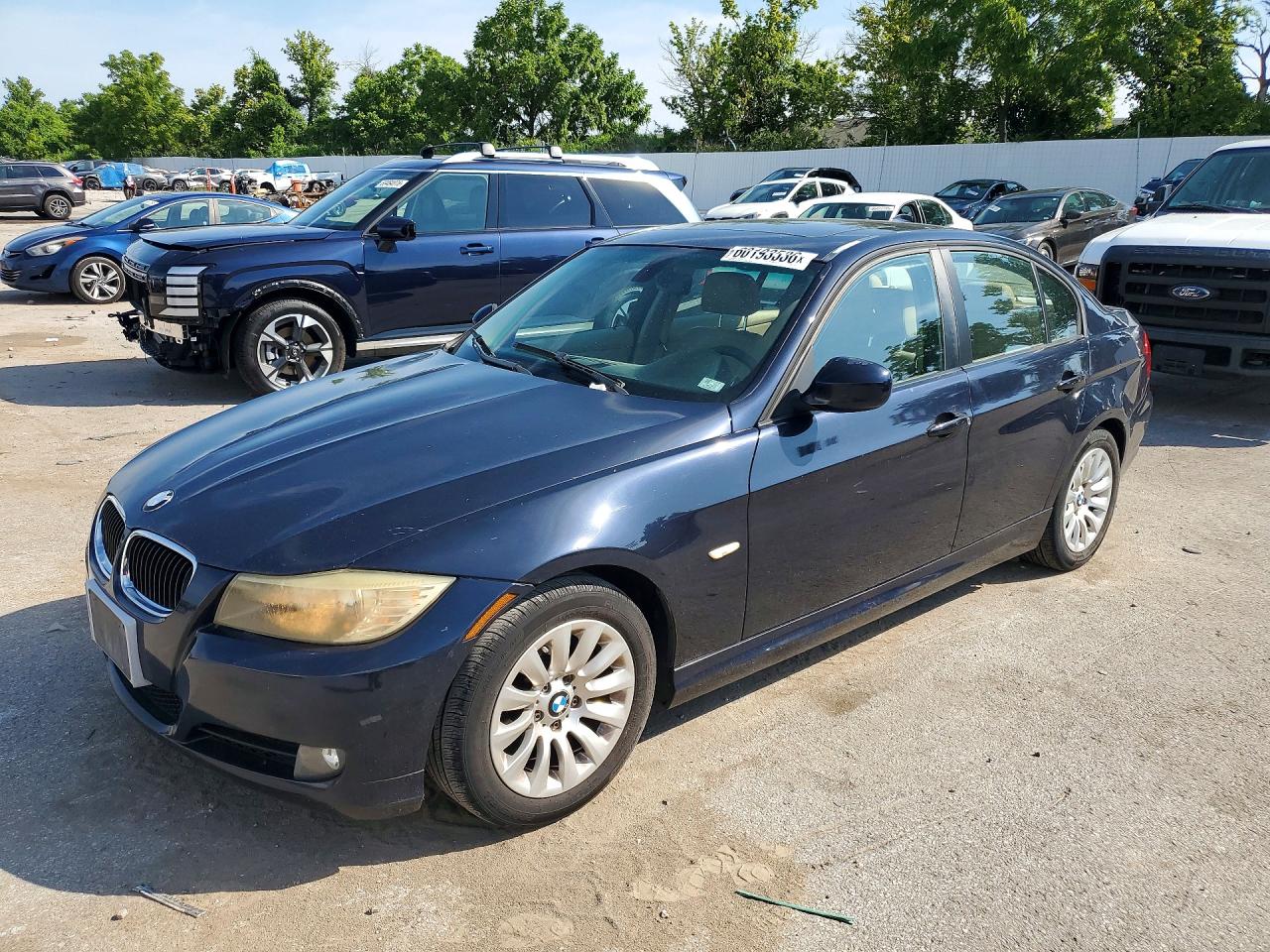 2009 Bmw 328 I Blue vin: WBAPH77589NL81787