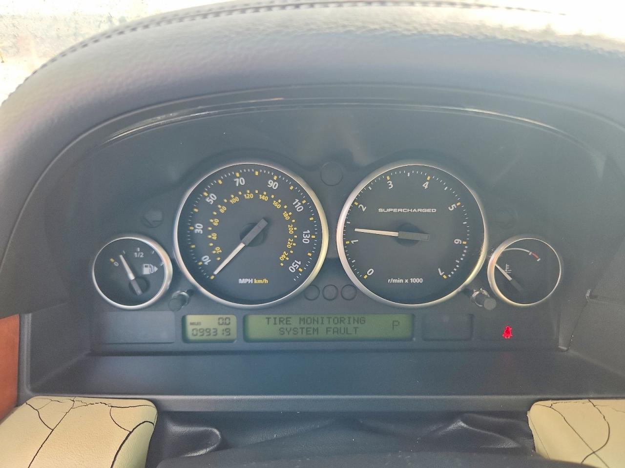 2008 Land Rover Range Rover Supercharged Blue vin: SALMF13468A271597