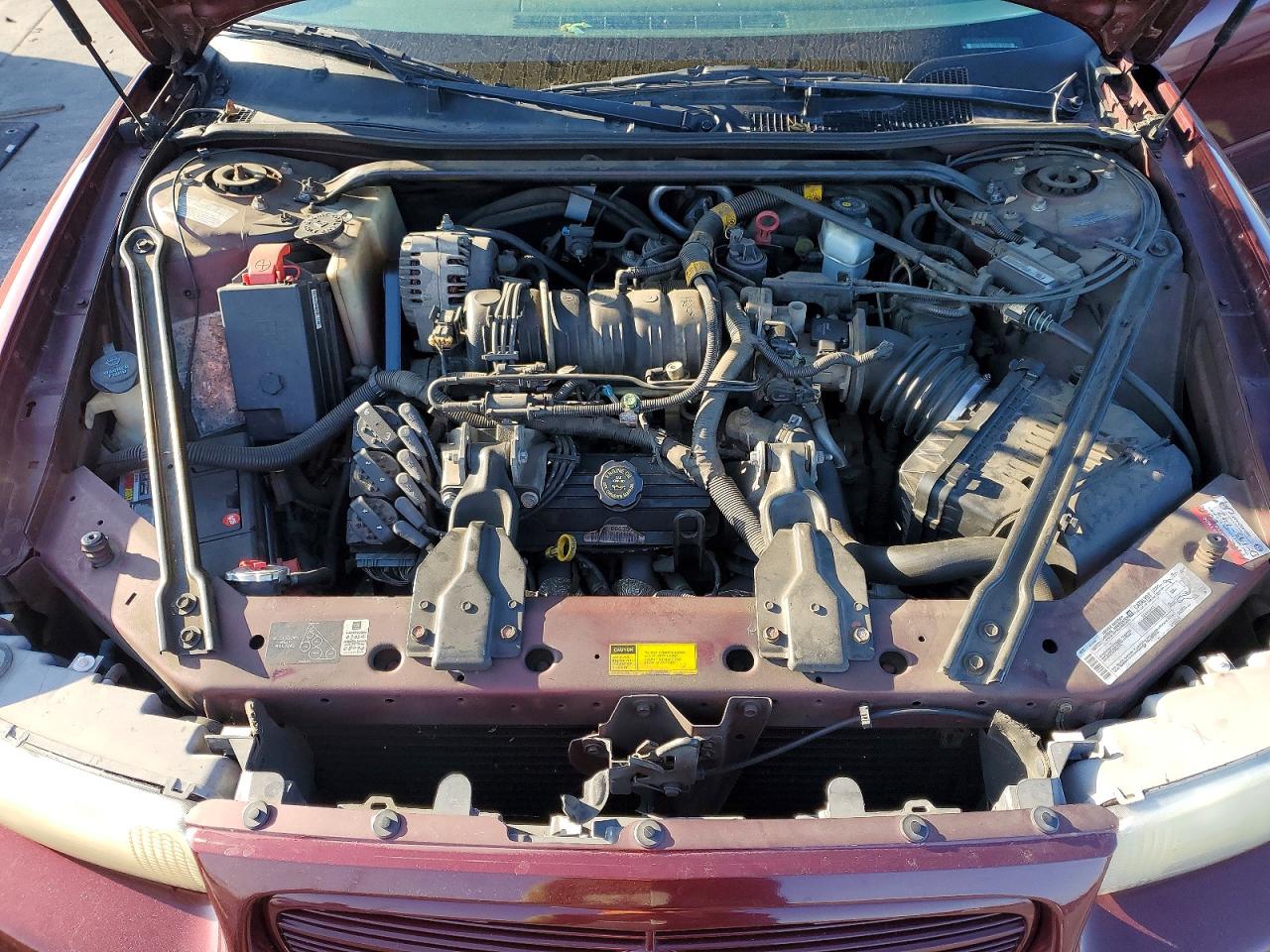 2001 Buick Regal Ls Burgundy vin: 2G4WB55K211337816