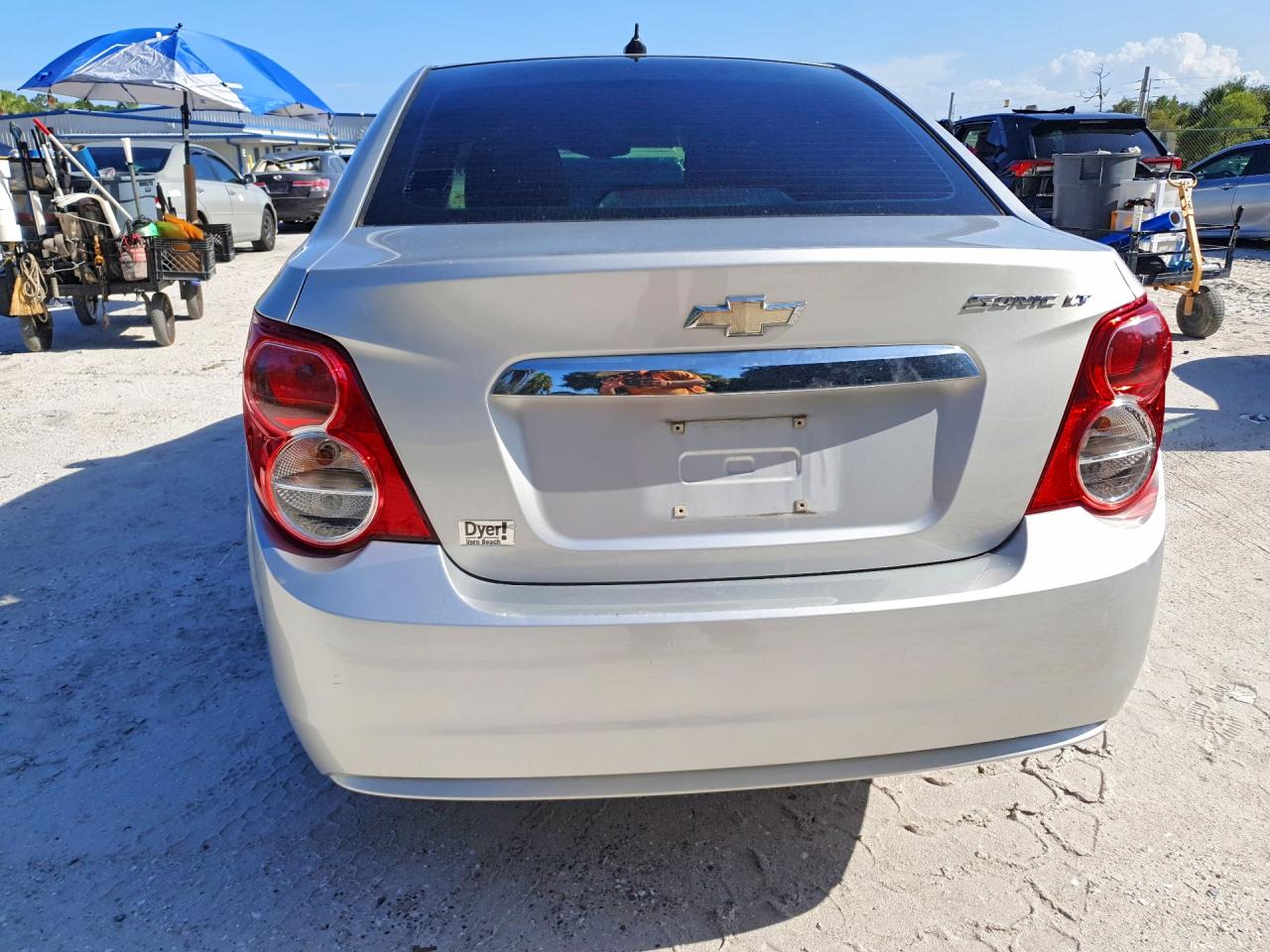 2012 Chevrolet Sonic Lt Silver vin: 1G1JC5SH9C4152912