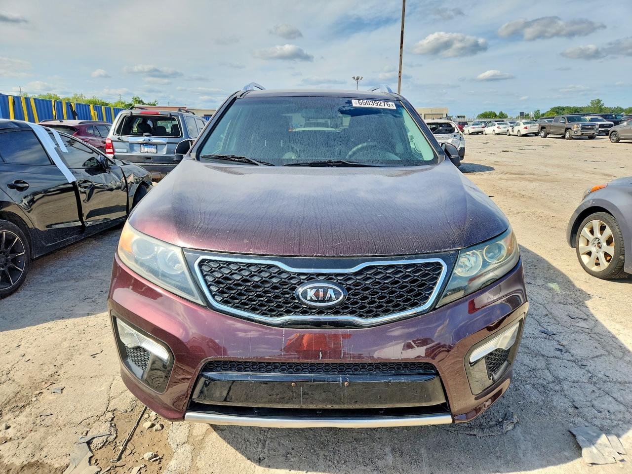 2012 Kia Sorento Sx Red vin: 5XYKWDA28CG249563