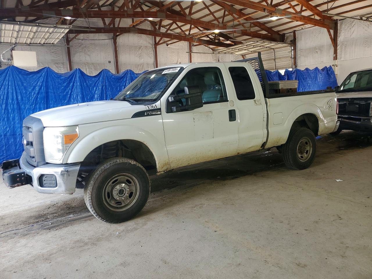2015 Ford F250 Super Duty White vin: 1FT7X2B60FED10278