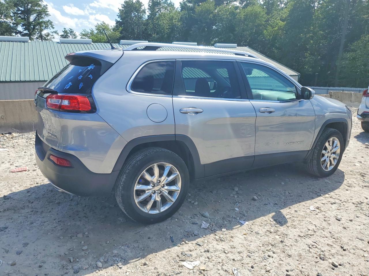 2014 Jeep Cherokee Limited Silver vin: 1C4PJMDS0EW309048