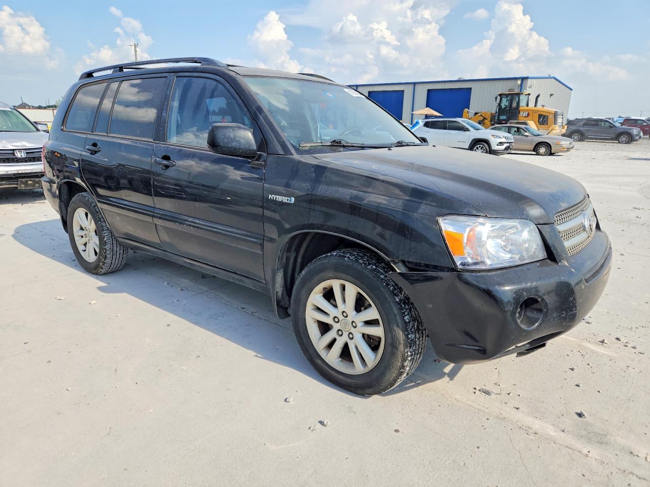 2006 Toyota Highlander Hybrid Black vin: JTEEW21A260021976
