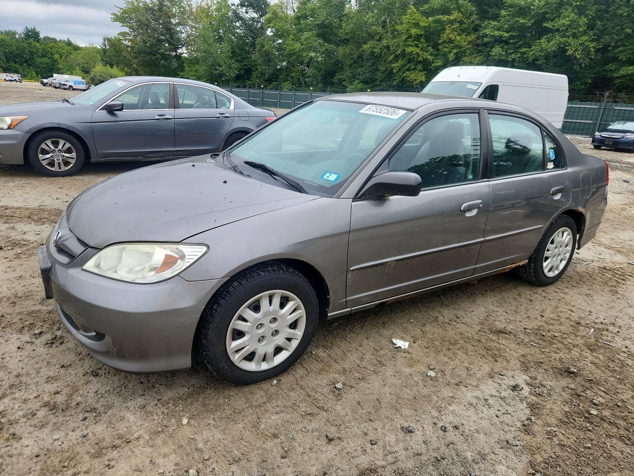 2005 Honda Civic Lx Brown vin: 2HGES165X5H630489