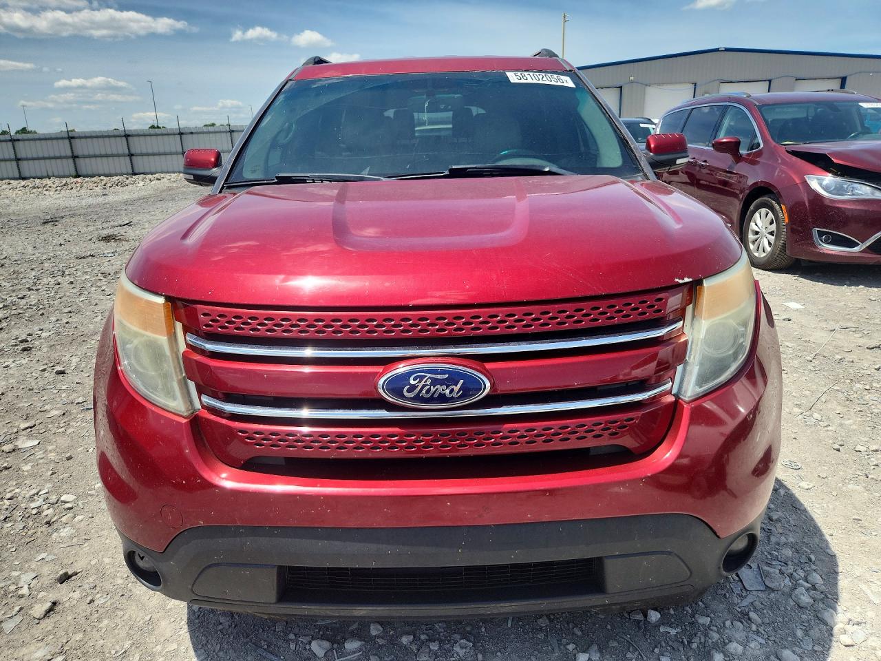 2015 Ford Explorer Limited Maroon vin: 1FM5K7F88FGA66846