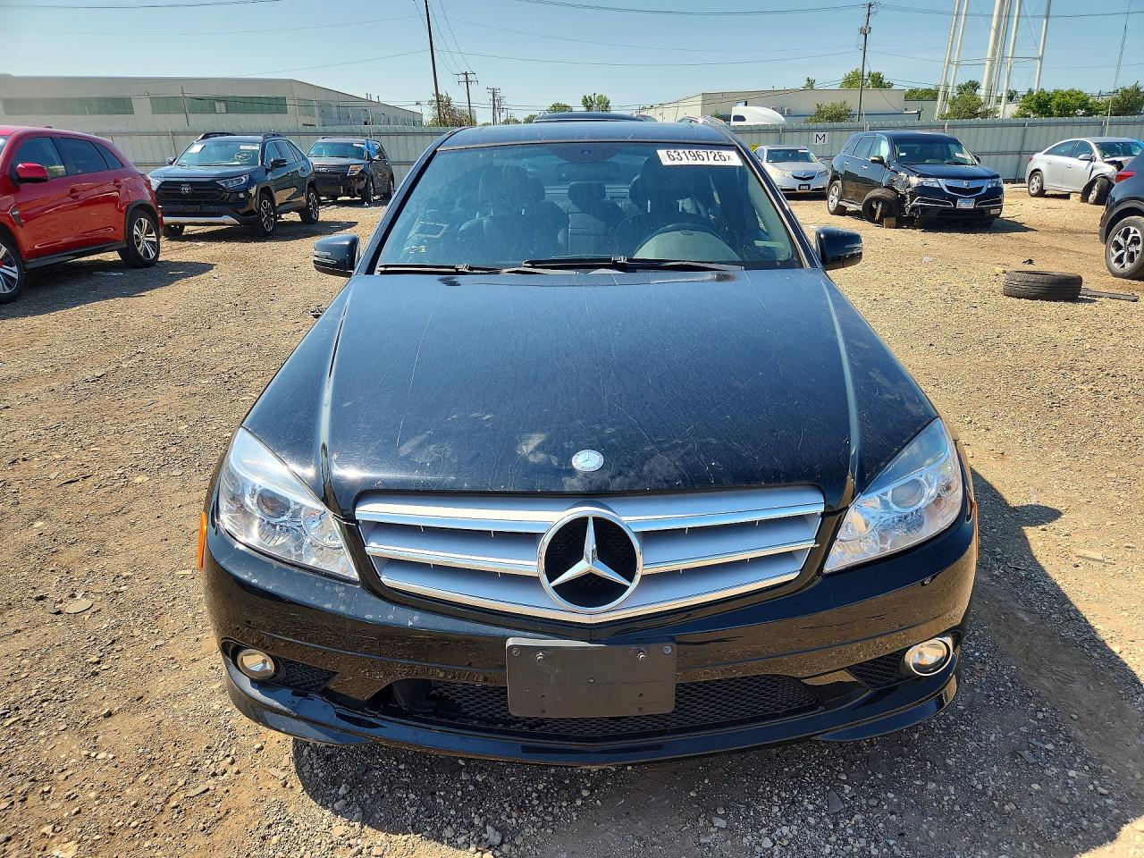 2010 Mercedes-benz C 300 4matic Black vin: WDDGF8BB7AR109343