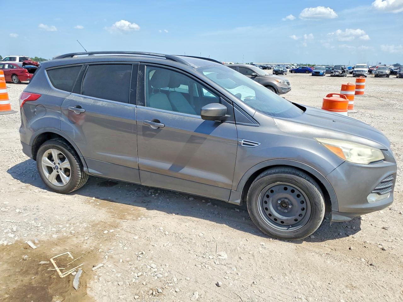 2014 Ford Escape Se Gray vin: 1FMCU0GX8EUE12005