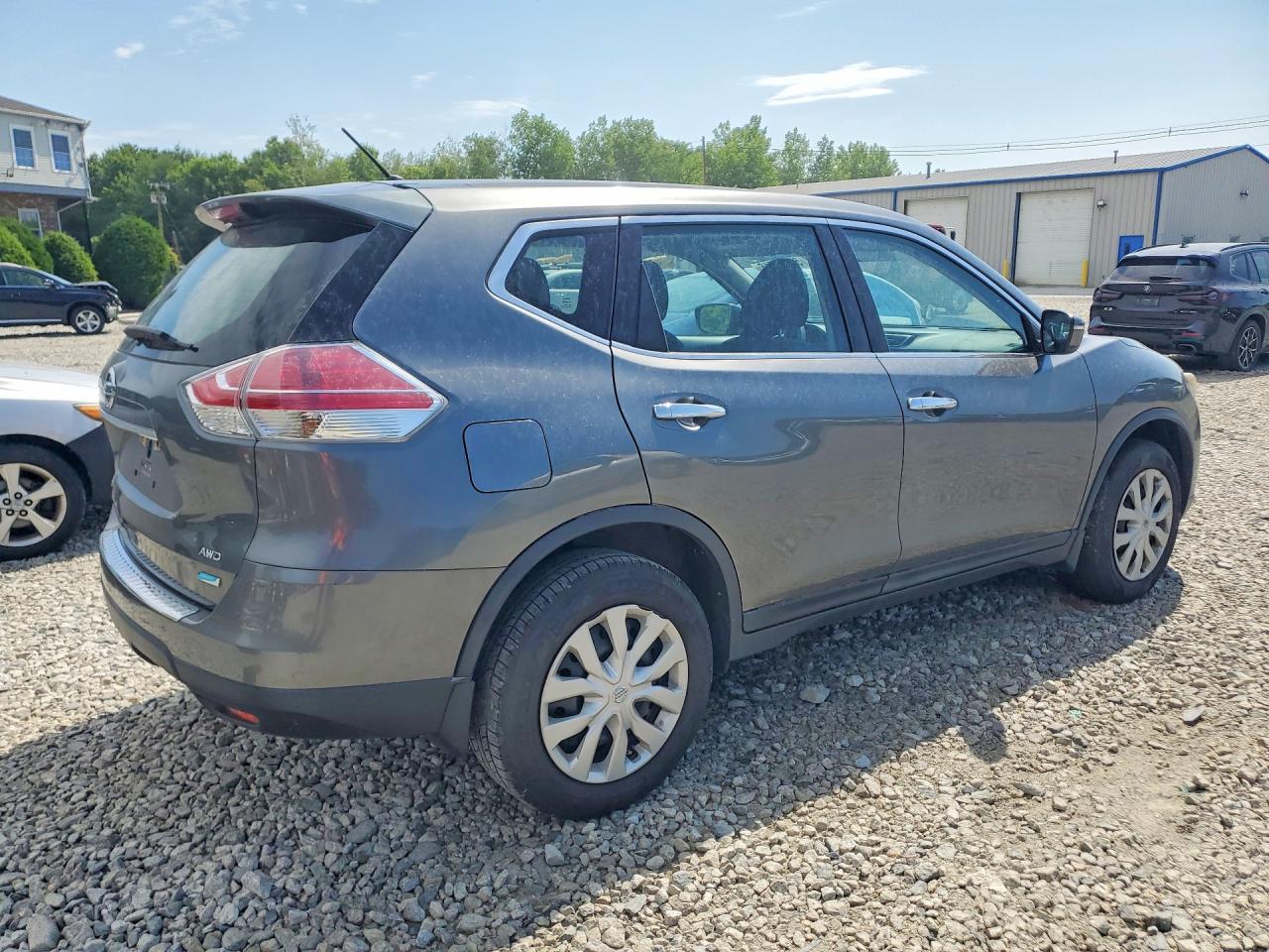 2014 Nissan Rogue S Gray vin: 5N1AT2MVXEC785500