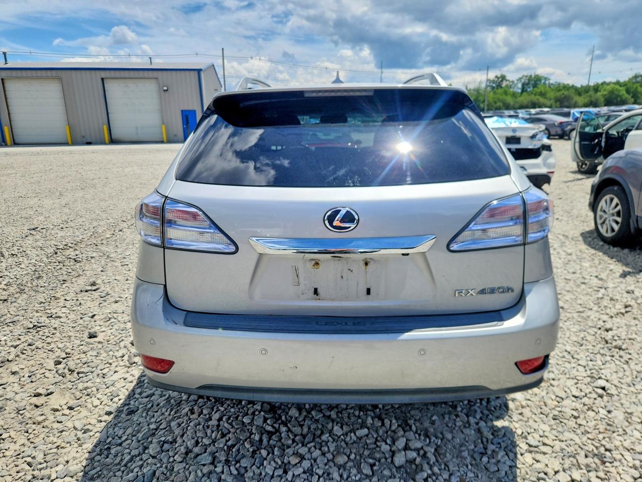 2011 Lexus Rx 450h Silver vin: JTJBC1BA1B2423900