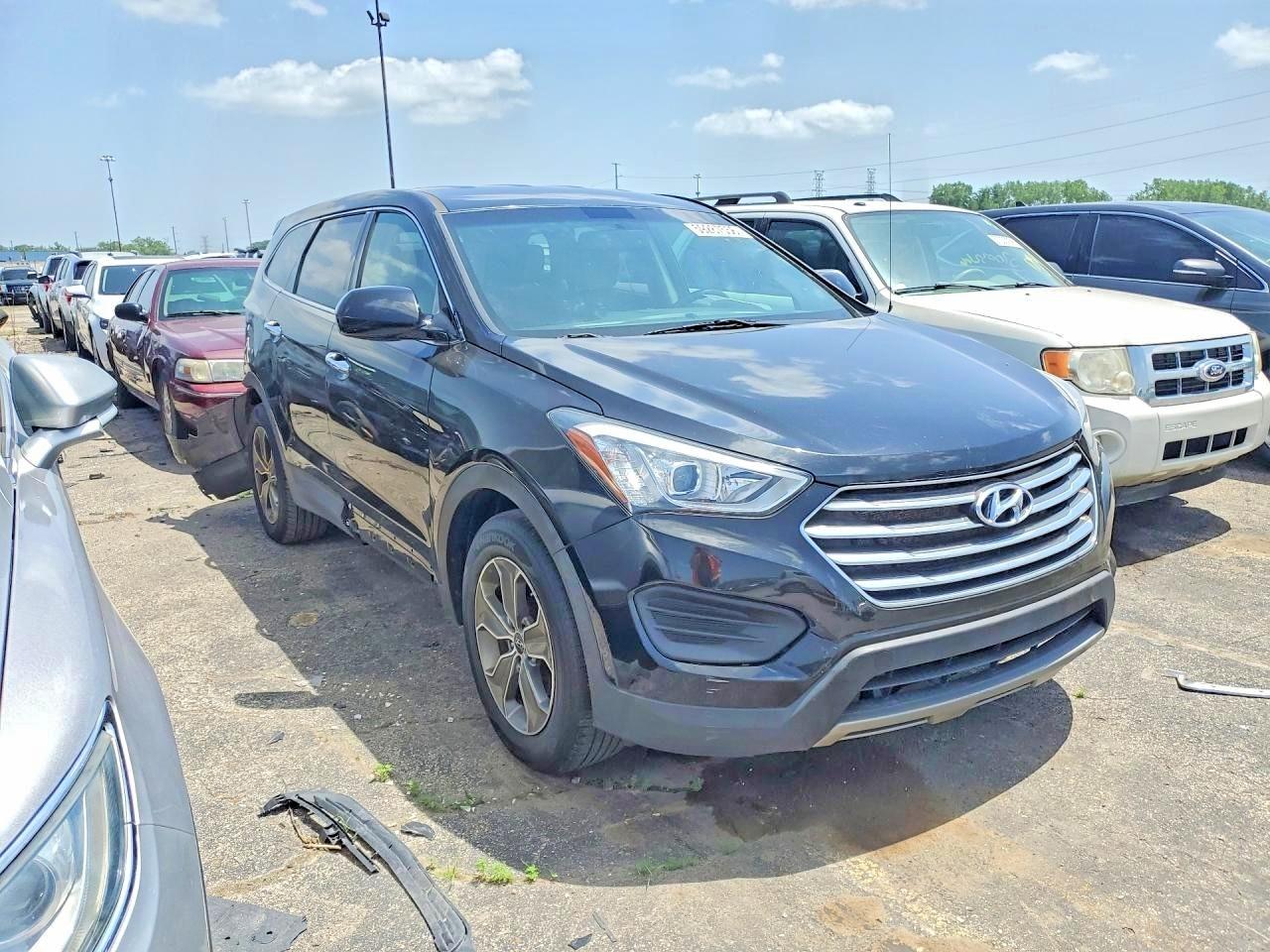 2013 Hyundai Santa Fe Gls Black vin: KM8SMDHF8DU011870