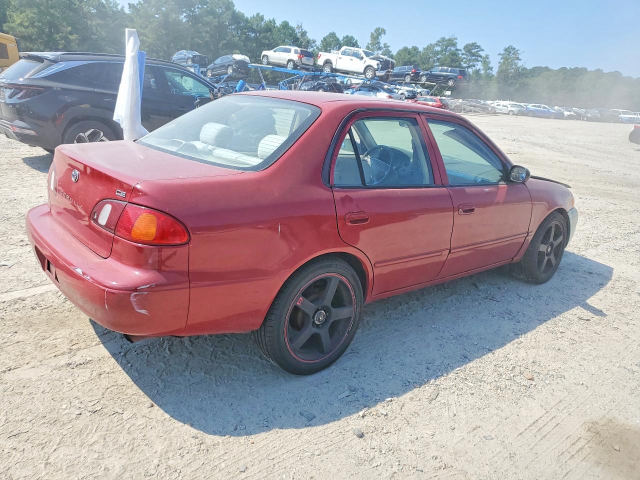 1998 Toyota Corolla Ve Red vin: 2T1BR12E9WC036071