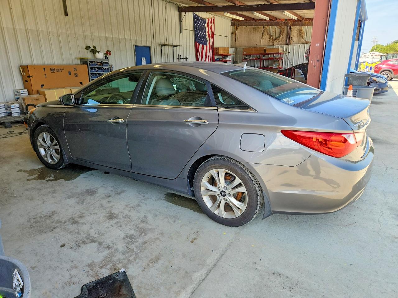 2013 Hyundai Sonata Limited Gray vin: 5NPEC4AC1DH785974