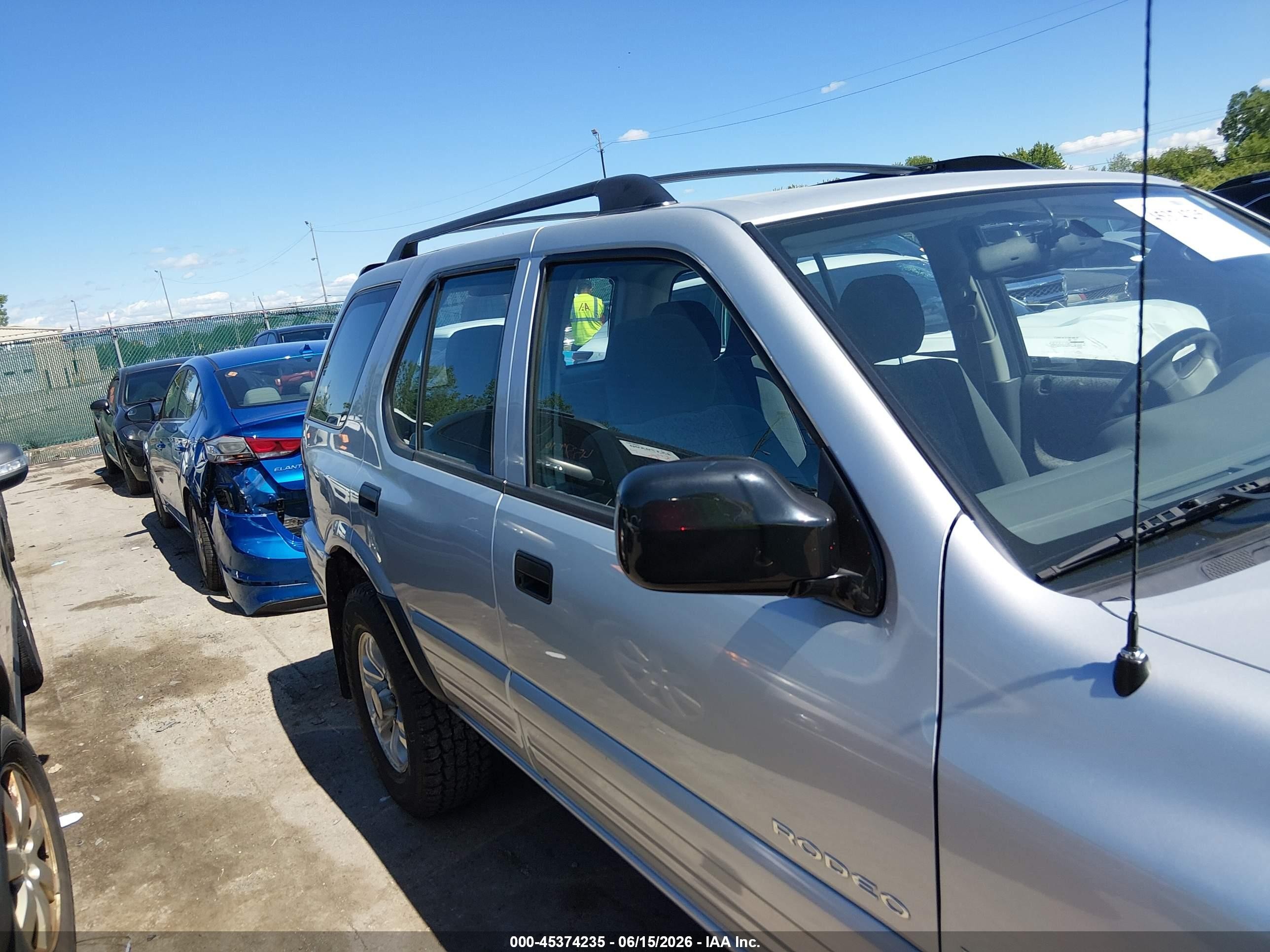 2000 Isuzu Rodeo S/ls/lse Silver vin: 452DM58W2Y4326953