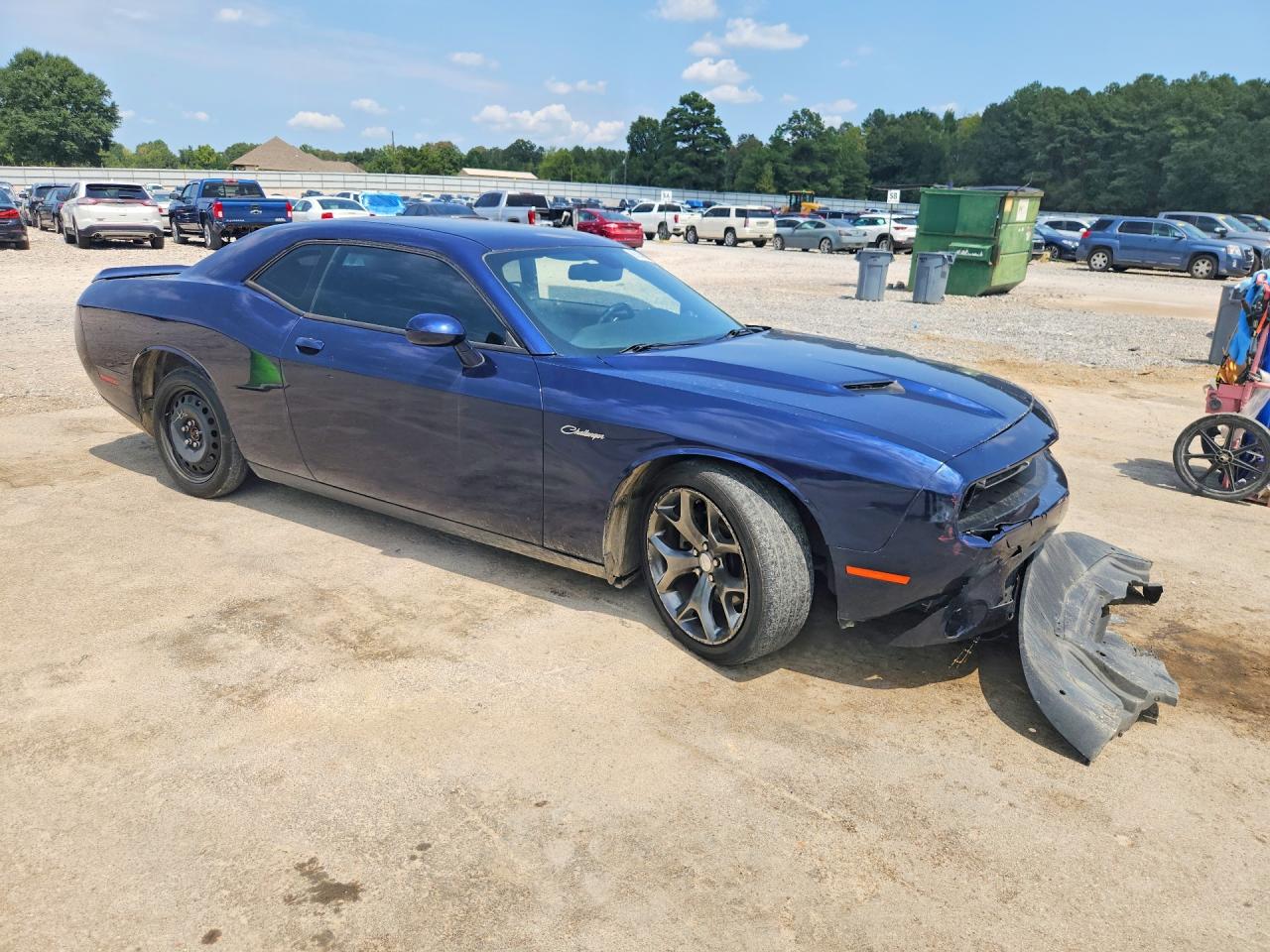 2015 Dodge Challenger Sxt Blue vin: 2C3CDZAG5FH856193