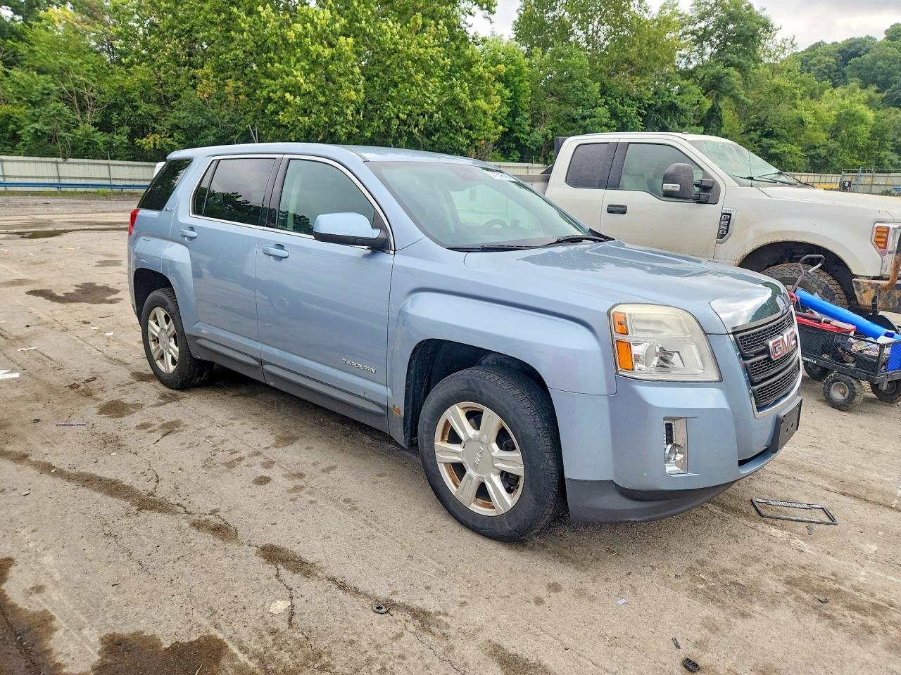 2015 Gmc Terrain Sle Blue vin: 2GKALMEK4F6351396