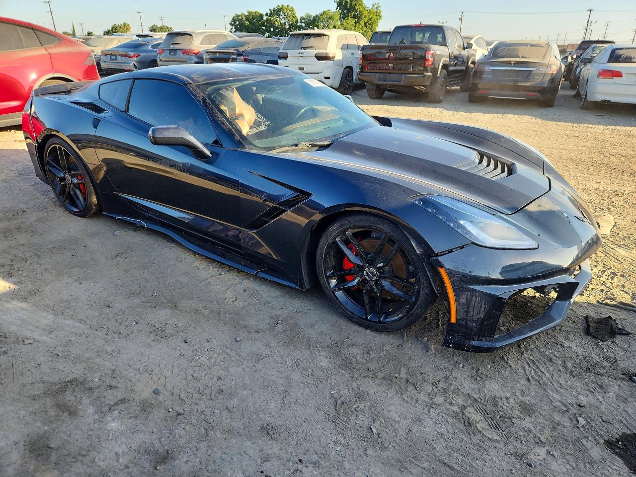 2015 Chevrolet Corvette Stingray 2lt Gray vin: 1G1YC2D78F5109386