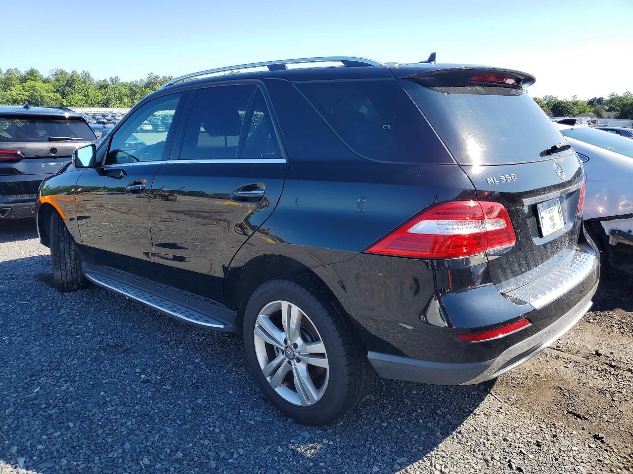 2014 Mercedes-benz Ml 350 4matic Black vin: 4JGDA5HB6EA274804