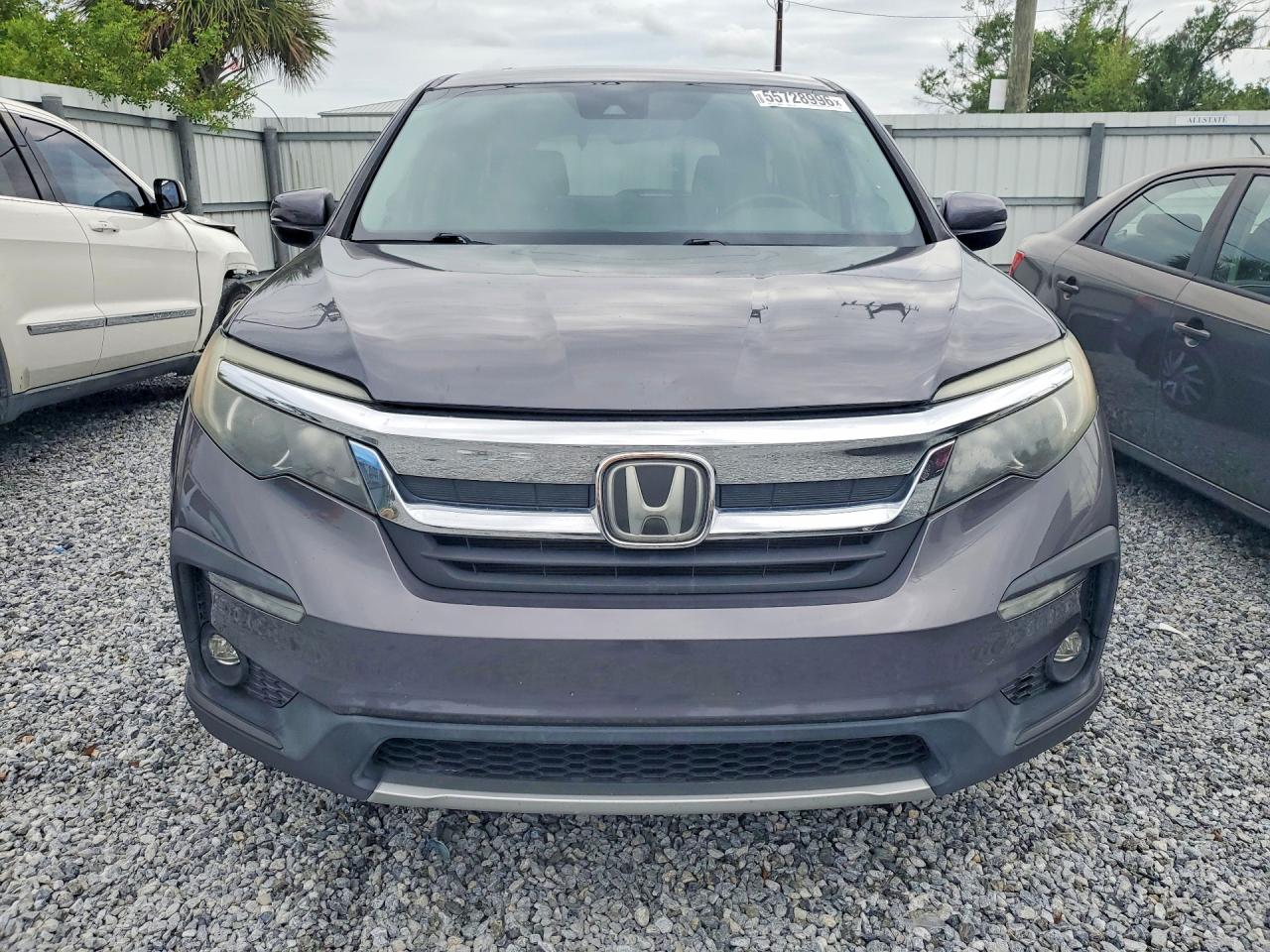 2019 Honda Pilot Exl Gray vin: 5FNYF5H50KB013382