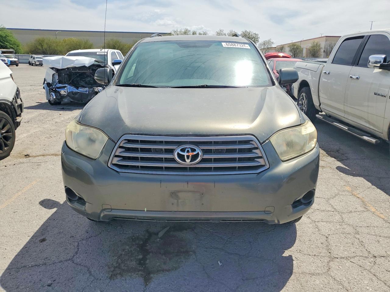 2008 Toyota Highlander Base Gray vin: JTEES41AX82046798