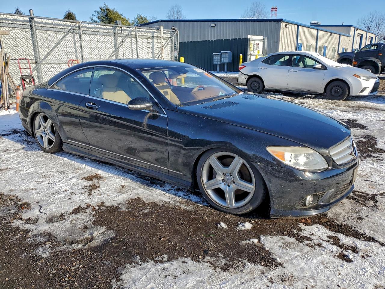 2009 Mercedes-benz Cl 550 4matic Black vin: WDDEJ86X59A019520